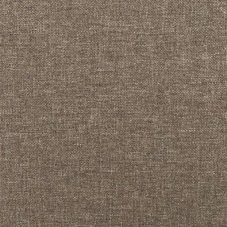 Bankje 100x30x30 cm stof taupe 6