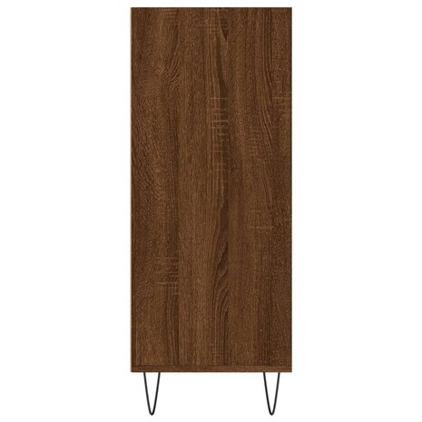 Hoge kast 57x35x90 cm bewerkt hout bruin eikenkleur 5