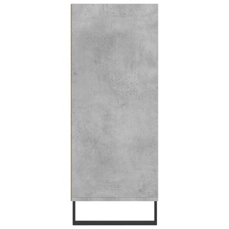 Hoge kast 57x35x90 cm bewerkt hout betongrijs 5