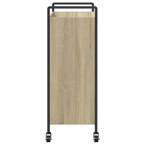 Keukentrolley 70x30x82 cm bewerkt hout sonoma eikenkleurig 8