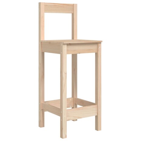 Barstoelen 2 st 40x41,5x112 cm massief grenenhout 3