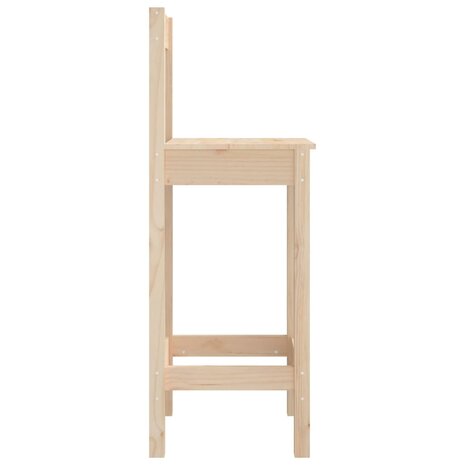 Barstoelen 2 st 40x41,5x112 cm massief grenenhout 5