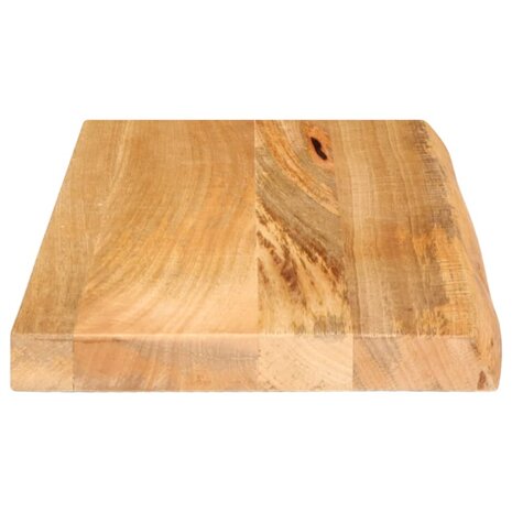 Tafelblad met natuurlijke rand 50x20x2,5 cm massief mangohout 4