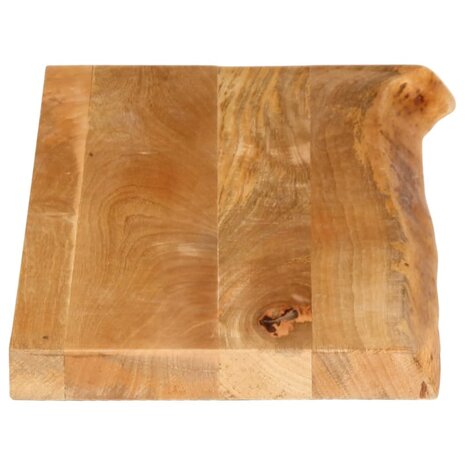 Tafelblad met natuurlijke rand 80x20x2,5 cm massief mangohout 4