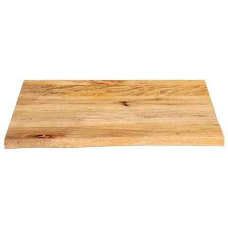 Tafelblad met natuurlijke rand 40x40x2,5 cm massief mangohout 3