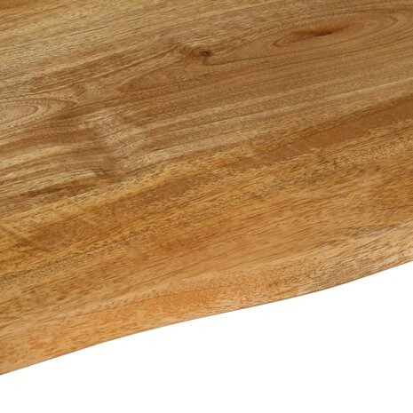 Tafelblad met natuurlijke rand 40x40x2,5 cm massief mangohout 6