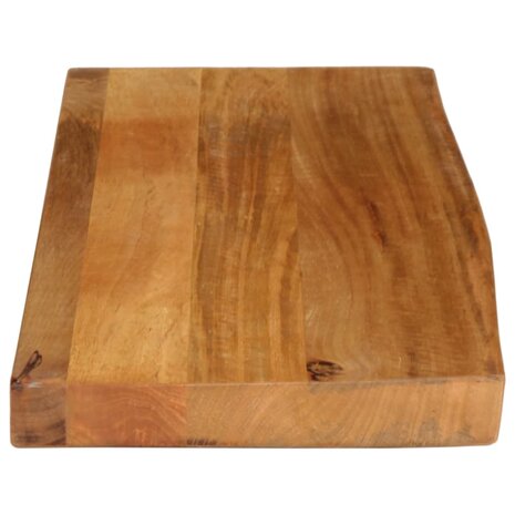 Tafelblad met natuurlijke rand 90x20x3,8 cm massief mangohout 4