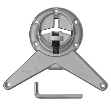 Tafelpoten in hoogte verstelbaar chroom 870 mm 4 st 4