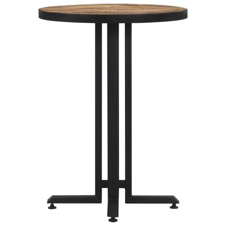 Bistrotafel rond Ø55x76 cm massief gerecycled teakhout 4