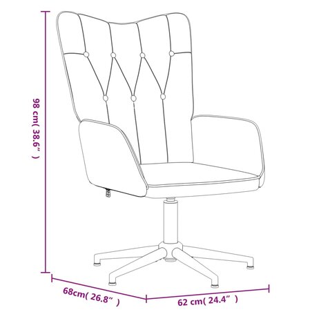 Relaxstoel met voetenbank stof bruin 11