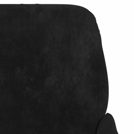 Fauteuil 62x79x79 cm fluweel zwart 6