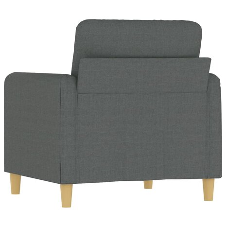 Fauteuil 60 cm stof donkergrijs 5