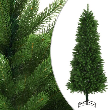 Kunstkerstboom met levensechte naalden 240 cm groen 1