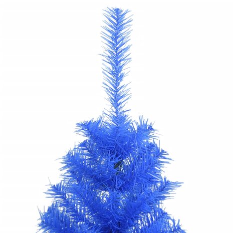 Kunstkerstboom met standaard 150 cm PVC blauw 3