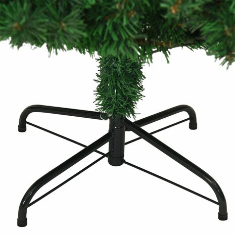 Kunstkerstboom met dikke takken 210 cm PVC groen 5