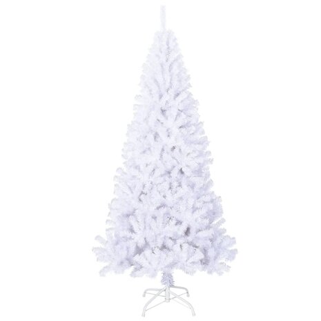 Kunstkerstboom met dikke takken 240 cm PVC wit 2