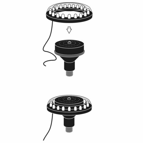 Ubbink Fonteinlamp LED spot 1/2"  3