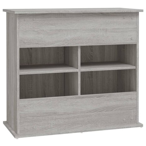 Aquariumstandaard 81x36x73 cm bewerkt hout grijs sonoma eiken 8