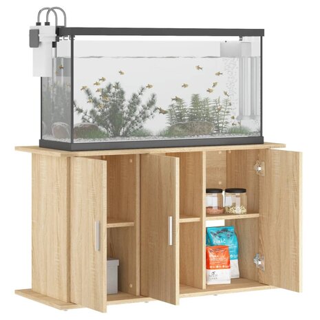 Aquariumstandaard 101x41x58 cm bewerkt hout sonoma eikenkleurig 3