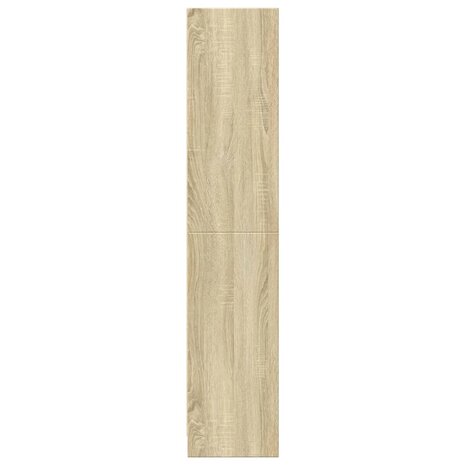 Boekenkast 57x28,5x107,5 cm bewerkt hout sonoma eikenkleurig 5