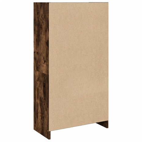 Boekenkast 57x28,5x107,5 cm bewerkt hout gerookt eikenkleurig 6