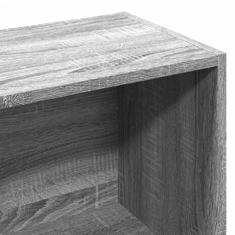 Boekenkast 57x28,5x107,5 cm bewerkt hout grijs sonoma eiken 7