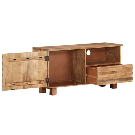 Tv-meubel 90x30x45 cm massief mangohout 2