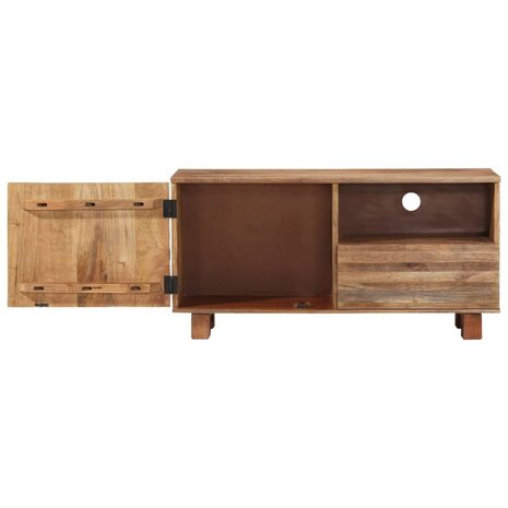 Tv-meubel 90x30x45 cm massief mangohout 3