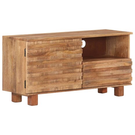 Tv-meubel 90x30x45 cm massief mangohout 10