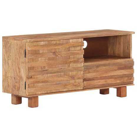 Tv-meubel 90x30x45 cm massief mangohout 11