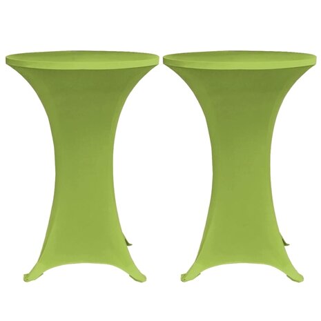 Tafelhoes stretch 2 stuks 60 cm groen 2