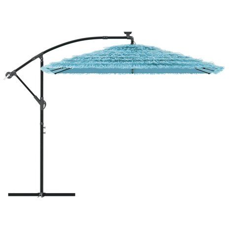 Parasol met stalen paal 269x269x235 cm blauw 4