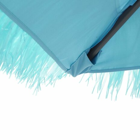 Parasol met stalen paal 269x269x235 cm blauw 8