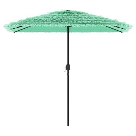 Parasol met stalen paal 248x248x248 cm groen 3