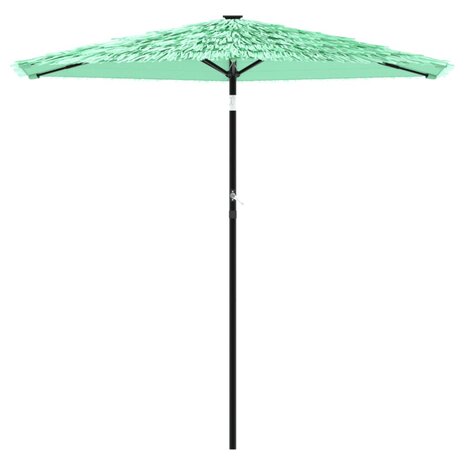 Parasol met stalen paal 223x223x213 cm groen 3