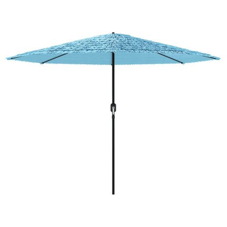 Parasol met stalen paal 324x324x247 cm blauw 3