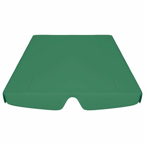 Vervangingsluifel voor schommelbank 188/168x145/110 cm groen 4