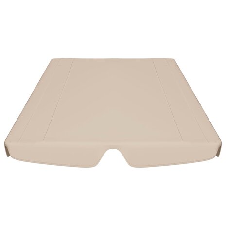 Vervangingsluifel voor schommelbank 150/130x105/70 cm beige 4