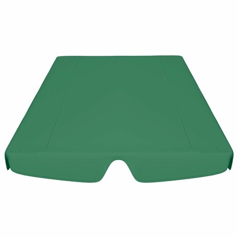 Vervangingsluifel voor schommelbank 150/130x105/70 cm groen 4