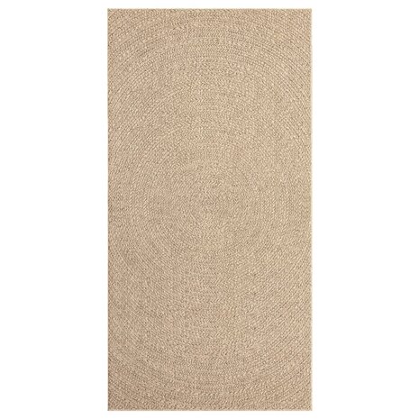 Vloerkleed ZIZUR binnen en buiten 80x150 cm jute look 4