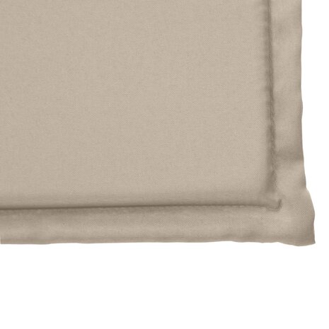 Tuinzitkussens 2 st vierkant 45x45x2 cm taupe 8