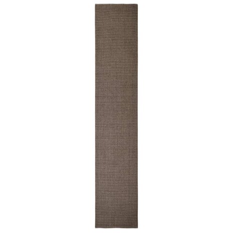 Vloerkleed 66x350 cm natuurlijk sisal bruin 2