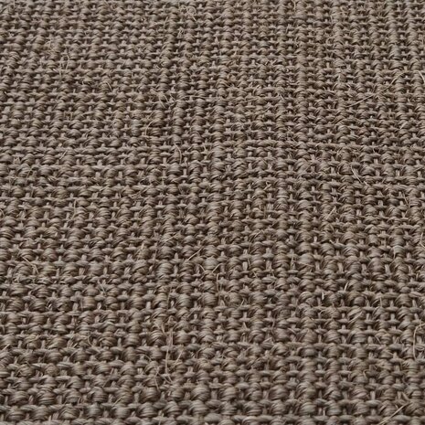 Vloerkleed 66x350 cm natuurlijk sisal bruin 4