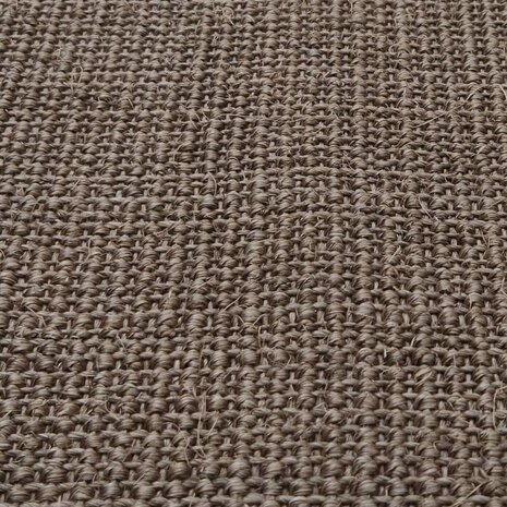 Vloerkleed 80x150 cm natuurlijk sisal bruin 4