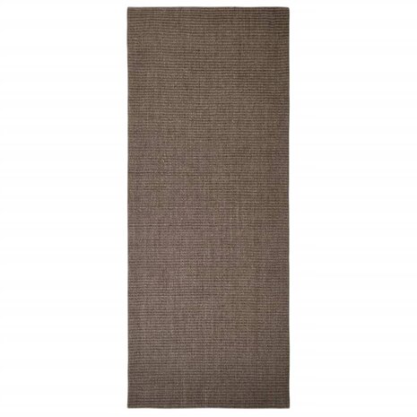 Vloerkleed 80x200 cm natuurlijk sisal bruin 2