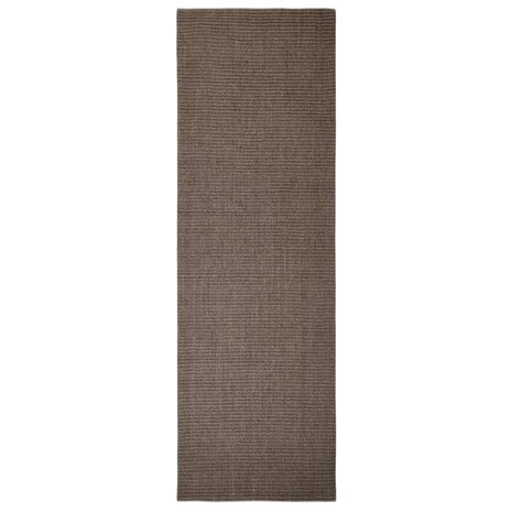 Vloerkleed 80x250 cm natuurlijk sisal bruin 2