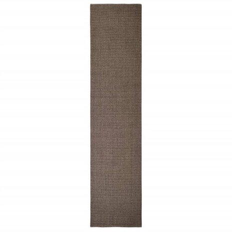 Vloerkleed 80x350 cm natuurlijk sisal bruin 2