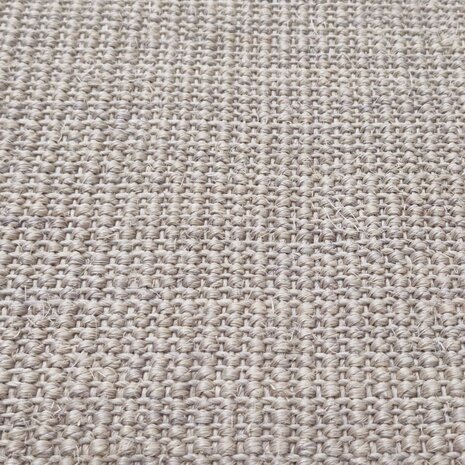 Vloerkleed 66x250 cm natuurlijk sisal zandkleurig 4