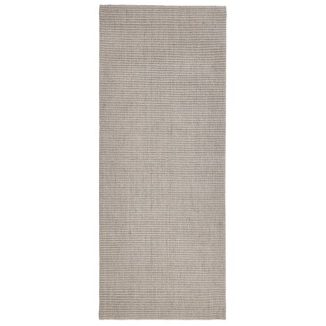 Vloerkleed 80x200 cm natuurlijk sisal zandkleurig 2