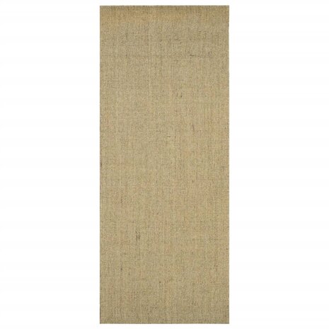 Vloerkleed 80x200 cm natuurlijk sisal groen 2